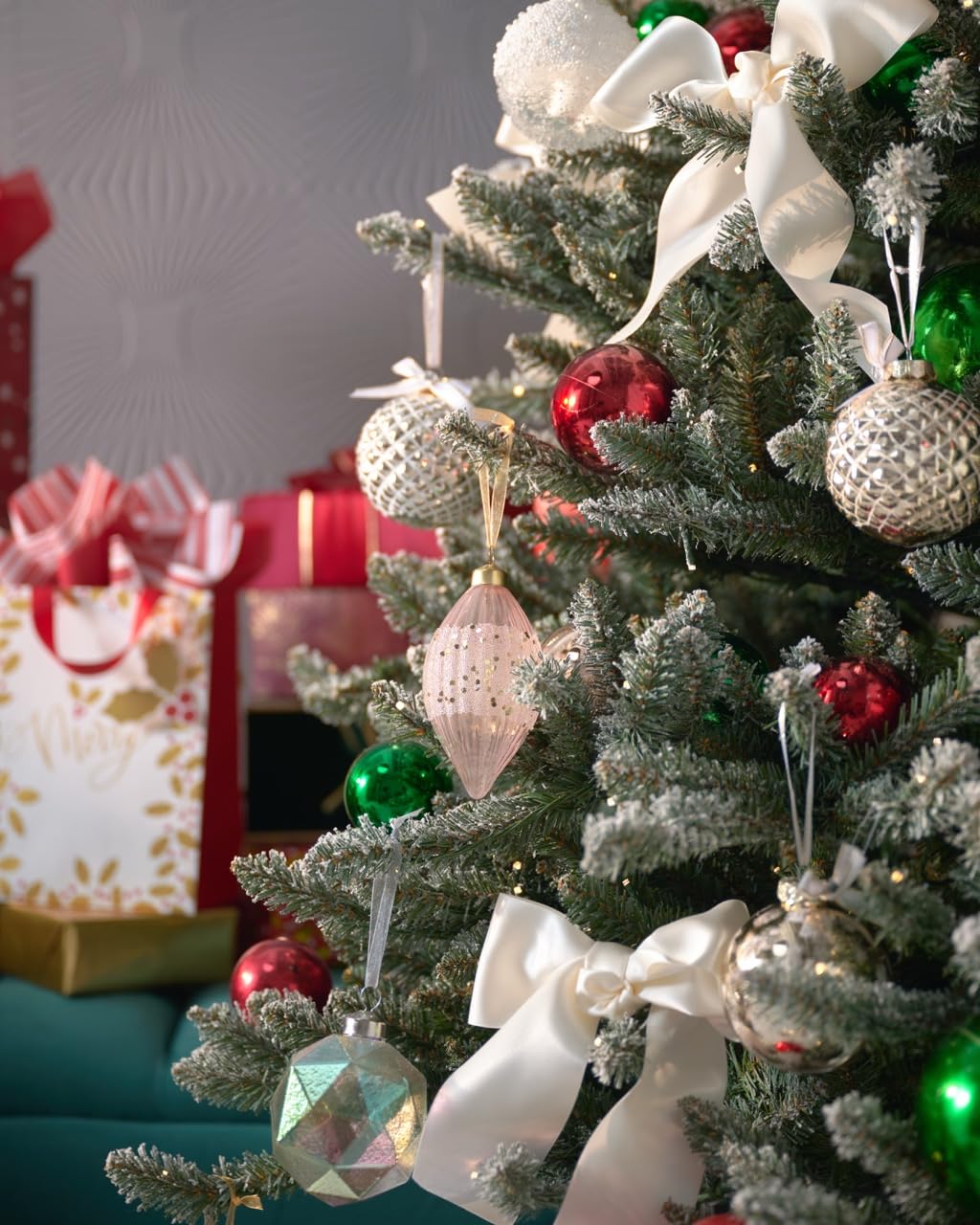 Papyrus 12 Piece Glass Ornament Set