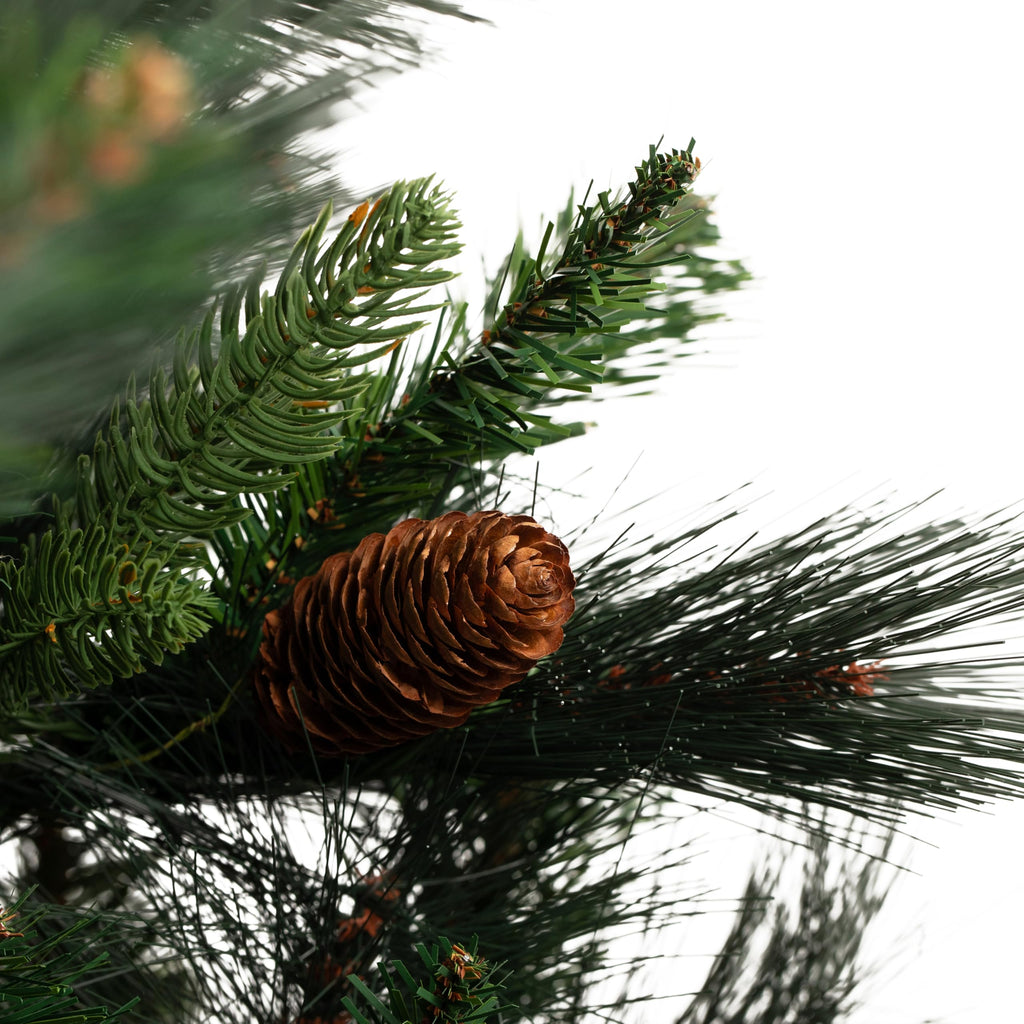 Papyrus 9 ft Pre-Lit Carolina Pine Christmas Tree