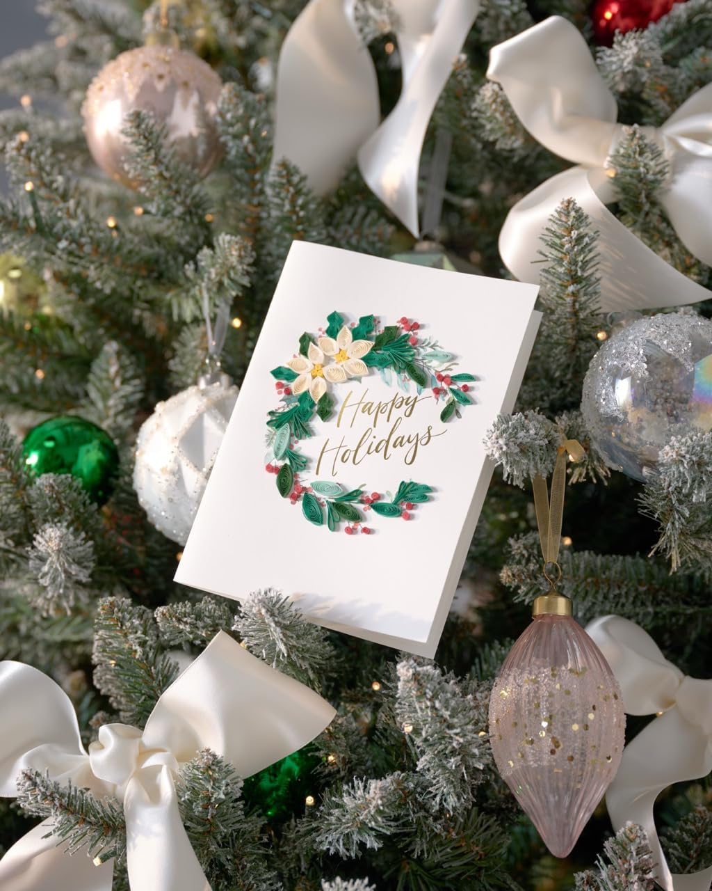 Papyrus 12 Piece Glass Ornament Set