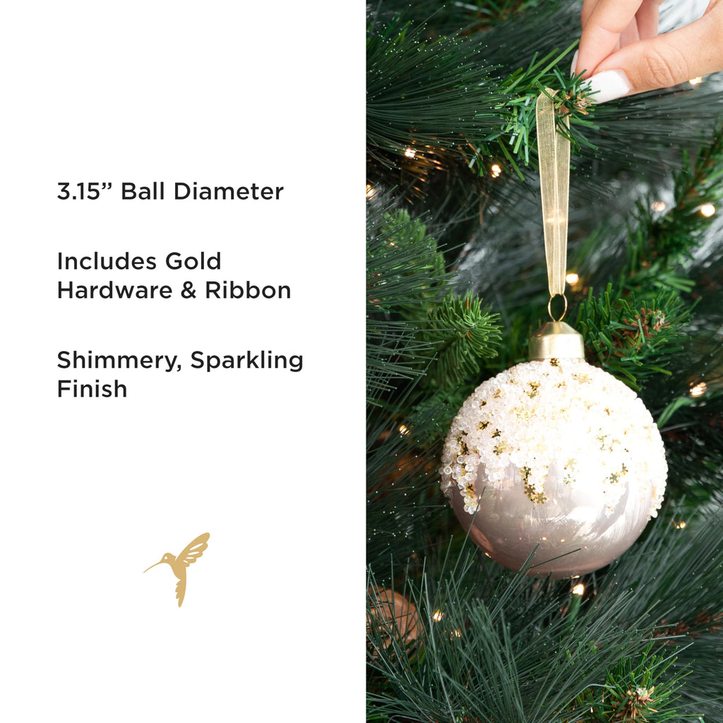 Papyrus 12 Piece Glass Ornament Set